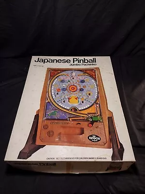 Vintage Japanese Pinball Jumbo Pachinko Machine Epoch Playthings 21  Size Works • $149.99