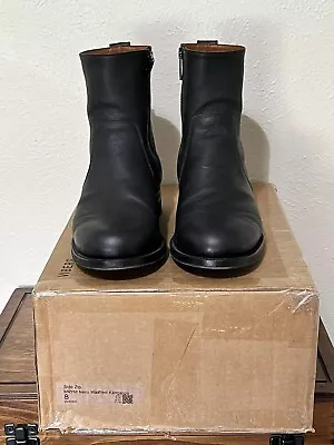 Viberg Nero Washed Kangaroo Sidezip Boots 2030CH 8.0 • $550