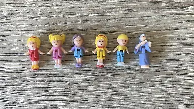 Lot Of 6 Vintage Bluebird Polly Pocket Figures • $26