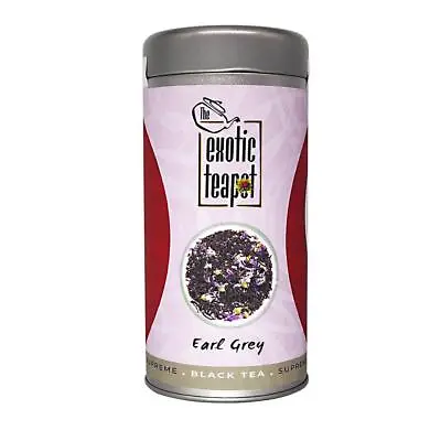 The Exotic Teapot Supreme Earl Grey Tea Blue Flower Black Loose Leaf Tea • £13.15