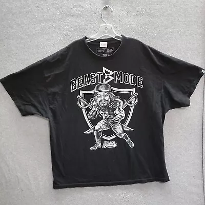 Oakland Raiders Men Shirt 3XL Beast Mode Black Sunday Marshawn Lynch #24 • $20.94