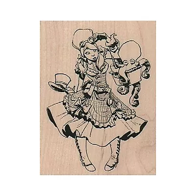 Mounted Rubber Stamp Victoria & Otto Not In Kansas Steampunk Steampunk Girl • $11.65