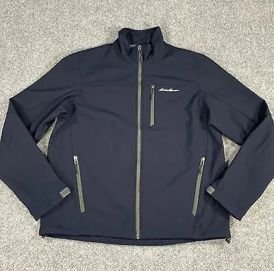 Eddie Bauer Mens Jacket Full Zip Blue Size Large • $19.99