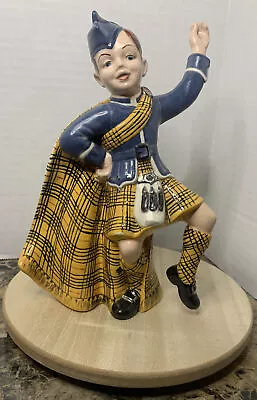 Vintage Mid-Century Holland Mold Highland Scottish Dancer Boy Figurine 8 Inches • $34.85