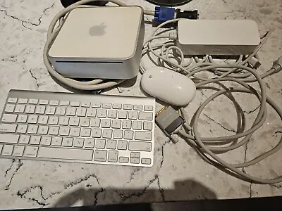 Apple Mac Mini 1.42 GHZ 512MB 80GB - Accessories Keyboard Mouse Charger Bundle • $83.60