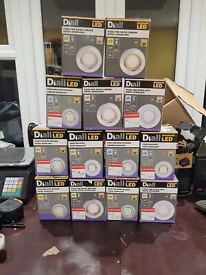 Diall Integrated LED Fixed Fire Rated Downlights Bundle Various Types • £9.99