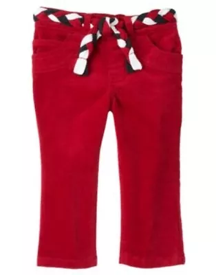 $16.99 • Buy Gymboree Penguin Chalet Red Heart Pocket Corduroy Pants 3 6 12 18 24 3t Nwt