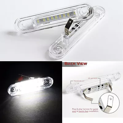 2x White 18 LED License Plate Lights For Mercedes-Benz W124 W201 W202 C/E-Class • $16.99