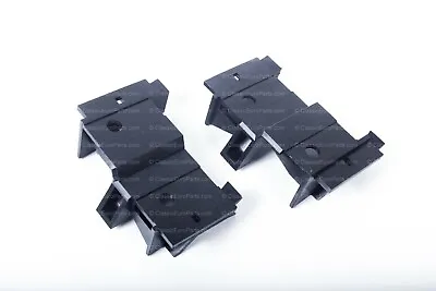 BMW E30 Front Plastic Bumper Mounting Brackets US To Euro Conversion Late Model • $149.99