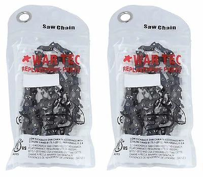 Chainsaw Chain Pack Of 2 3/8 Pitch 050 Or 1.3mm Gauge 50 Drive Link DL GHS 1414 • £14.19