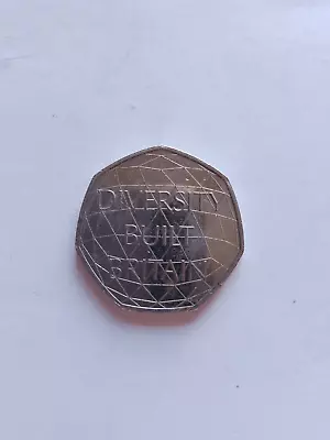 50p Coin...2020...Diversity Built Britain.....free P+P • £2.09