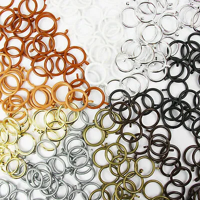 Curtain Rings Plastic  For 19mm To 24mm Poles 7 Colors Available OM • £4.19