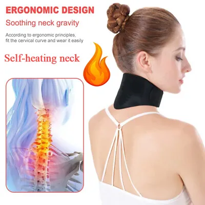 Self-Heating Cervical Support Belt Massager Tourmaline Neck Collar Pain Relief . • $3.49