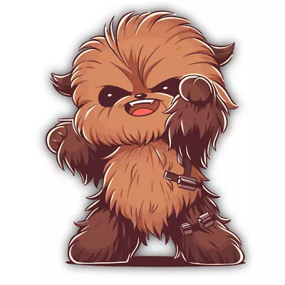 Chewbacca Star Wars Anime Funko Pop Style Vinyl Decal Sticker • $4.99