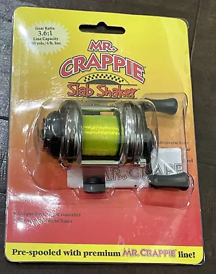 Lew's Ss1 Mr Crappie Slab Shaker Level Wind Reel Fishing Reel 3.6:1 Pre Spooled • $26.98