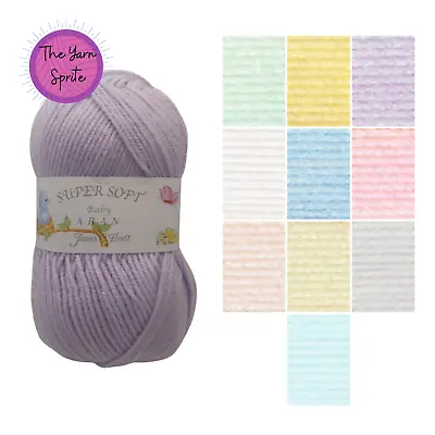 James C Brett Super Soft Baby Aran 100g Yarn/Wool For Knitting & Crochet • £1.99