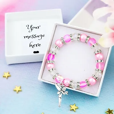 Fairy Bracelet Gifts For Girls Kid's Jewellery Fairy Tale Charm Pixie Gift • £9.49