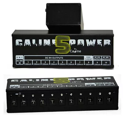 Guitar Effect Pedal Power Supply With Cables 10 Way 9V 12V 18V Output AU Plug • $49.99