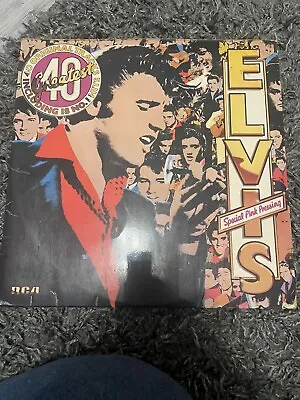 £10 • Buy Elvis Presley - 40 Greatest Hits Double Vinyl Album - Special Pink Pressing