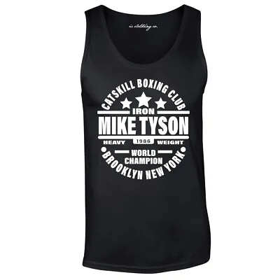 Iron Mike Tyson Catskill Boxing Club Brooklyn Black Premium Vest/Tank Top  • £10.99