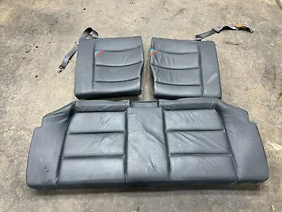 94-99 BMW E36 M3 Coupe Rear Back Rest Seats Vaders Black Leather Bench • $360