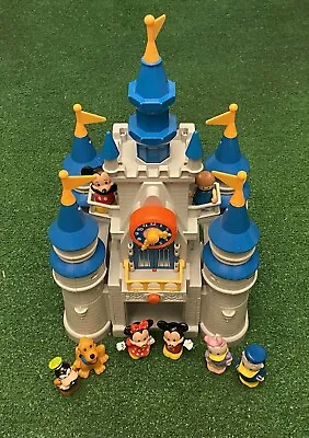 Vintage 1987 Lil Playmates Disney Magic Kingdom Castle Playset + Figures • $45