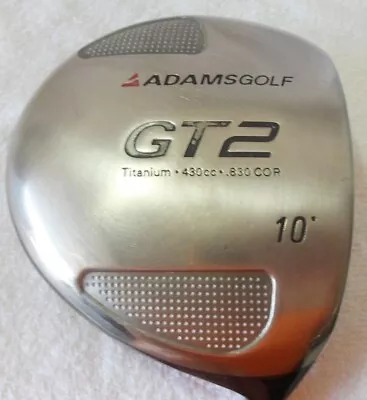Adams Golf Gt2 Titanium 430cc Driver 10* - Gt2 Ultralite Supershaft Graphite • $61.13