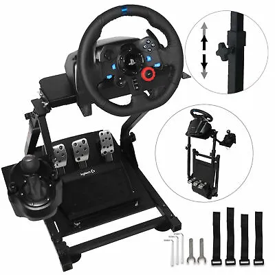 Racing Simulator Cockpit Steering Wheel Stand For G29 PS4 G920 Xbox Playstation • $65.50
