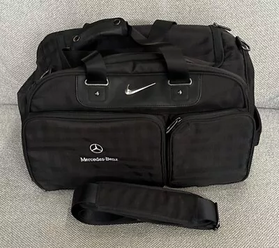 Nike X Mercedes-Benz Black Overnight Duffel Bag W/ Shoulder Strap • $49.96