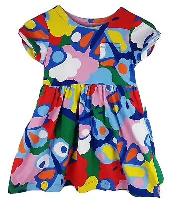 Mini Boden Girls Bright Cotton Dress Size 6/7Y • $21.50