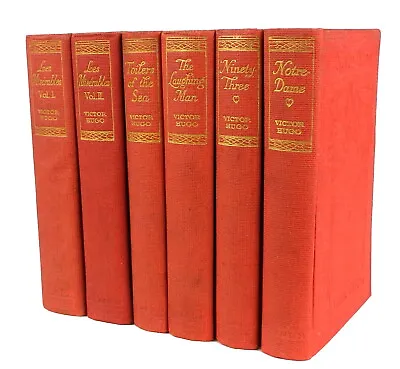 Victor Hugo - 6 Vol Set - Les Miserables - Toilers - Laughing Man - Notre-Dame + • $79.95