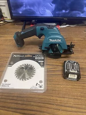 Makita Sh02 Mini Cordless Circular Saw 12v Battery 3-3/8  • $62.99