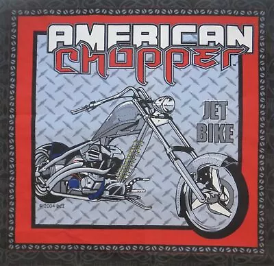 American Chopper Pillow Fabric 15.5  X 16.5  Quilt Craft Block Plus 1  Outside • $2.59