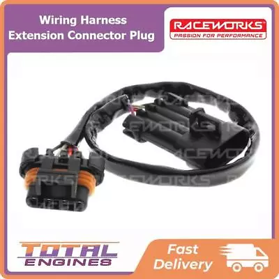 Raceworks Wiring Harness Extension Connector Plug Fits Holden Vectra JS 2.2L 4Cy • $61.18
