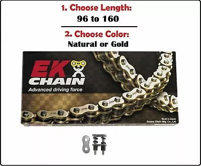 EK 525 SRX2 Xring Motorcycle Drive Chain Natural Or Gold W/ Screw Master Link • $119.80