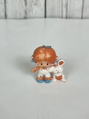 Vintage 1980 Miniature Strawberry Shortcake Apricot With Hopsalot Strawberryland • $13