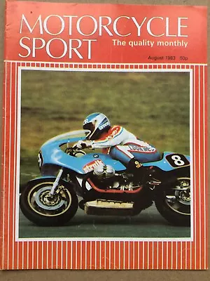 Motorcycle Sport Magazine - August 1983 - 50000 Miles By Guzzi T3 24H Le Mans • £7.49