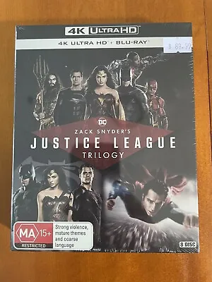 $60 • Buy Zack Snyder's - Justice League | Trilogy 4K (Box Set, Blu-ray, 2021)