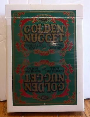 Golden Nugget Casino Las Vegas Green Playing Card Deck Vintage Collectible • $59.25