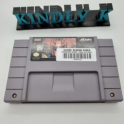 Judge Dredd (SNES Super Nintendo) Tested Working Retro Video Game  • $10.99