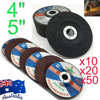 4  5  Grinding Discs Wheel Flap Angle Grinder Cutting Polish Steel Inox Metal • $28.61