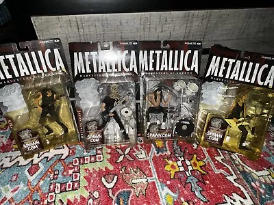 McFarlane Metallica Harvesters Of Sorrow 2001 Complete Set  James Lars Kirk Jaso • $199.99