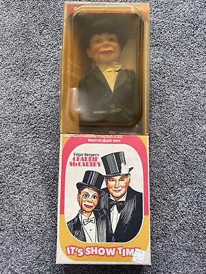 VTG. Charlie McCarthy Ventriloquist Doll In Original Box With Hat & Shoes. Rare • $475