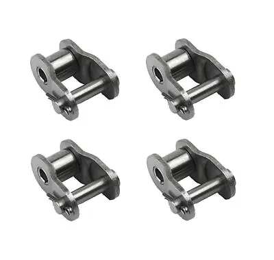 40 SS Stainless Steel Roller Chain Offset Link (4PCS) • $12.36