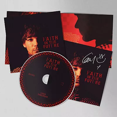 Louis Tomlinson Signed Faith In The Future CD ✅ Autographed Insert ✅ DHL POST • £29.99