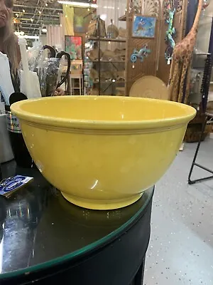 Vintage Homer Laughlin Fiesta?Kitchen Kraft Large Yellow Mixing Bowl- 10 Inches? • $22