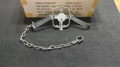 1 Duke #11 Long Spring Double Jaw Trap 0321 Trapping Mink Coon Muskrat Survival  • $16.45