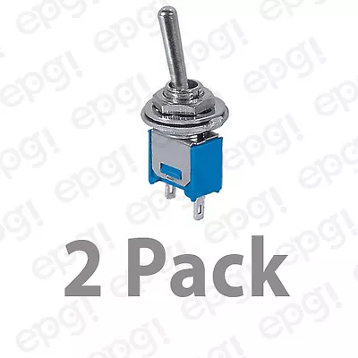 2 Pack - Spst (on/off) Sub-mini Toggle Switch 3a@125vac-1a@250vac #smt1-2pk • $4