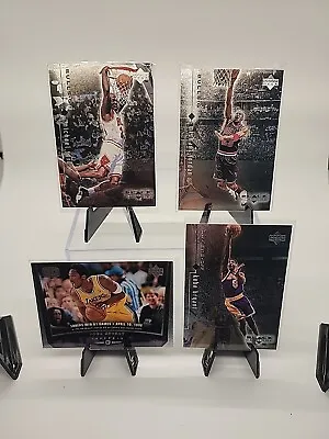 Michael JORDAN AND Kobe BRYANT  4 CARD LOT UPPER DECK BLACK DIAMOND • $32.08