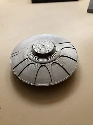 N Scale UFO Flying Saucer Area 51 Lazar Silver • $17